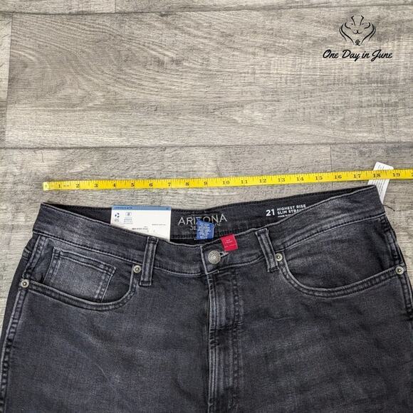 Arizona Jean Co. Juniors Highest Rise Slim Straight Size 21 - Picture 3 of 6